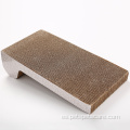 P Forma Cardboard Cat Scratcher Cat jugando juguete